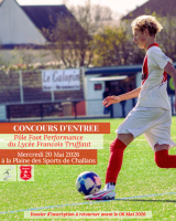 Concours d'entrée du Pole Foot Performance du Lycée François Truffaut