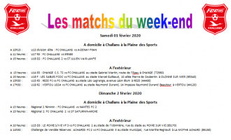 Planning match FC CHALLANS