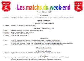 Planning match FC CHALLANS