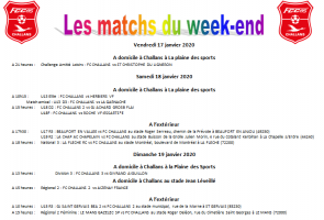 Planning match FC CHALLANS