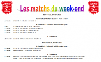 Planning match FC CHALLANS